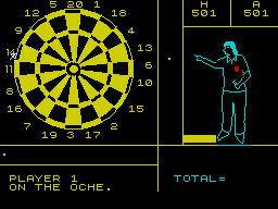On the Oche screenshot 2 for ZX Spectrum